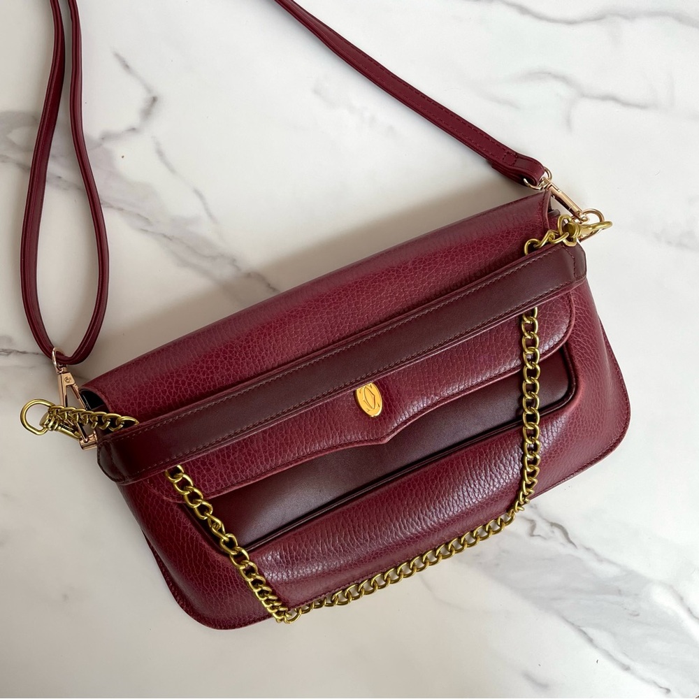 Must de Cartier Calfskin purse on strap - Picture 12 of 14